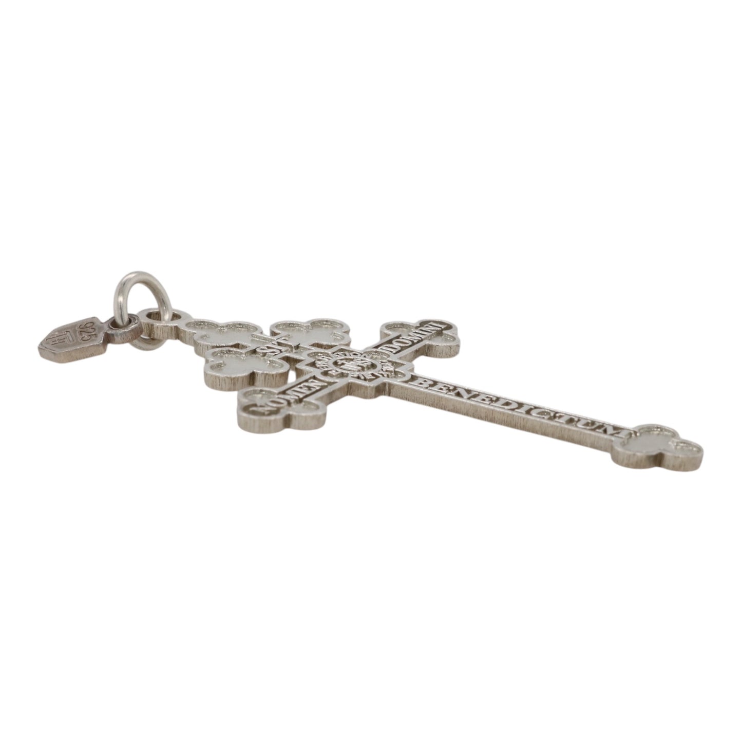 "Archconfraternity of the Holy Face" Official Double-Sided Cross - Silver