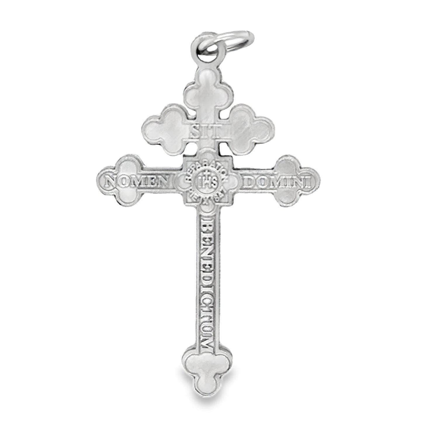 "Archconfraternity of the Holy Face" Official Single-Sided Crosses - Silver