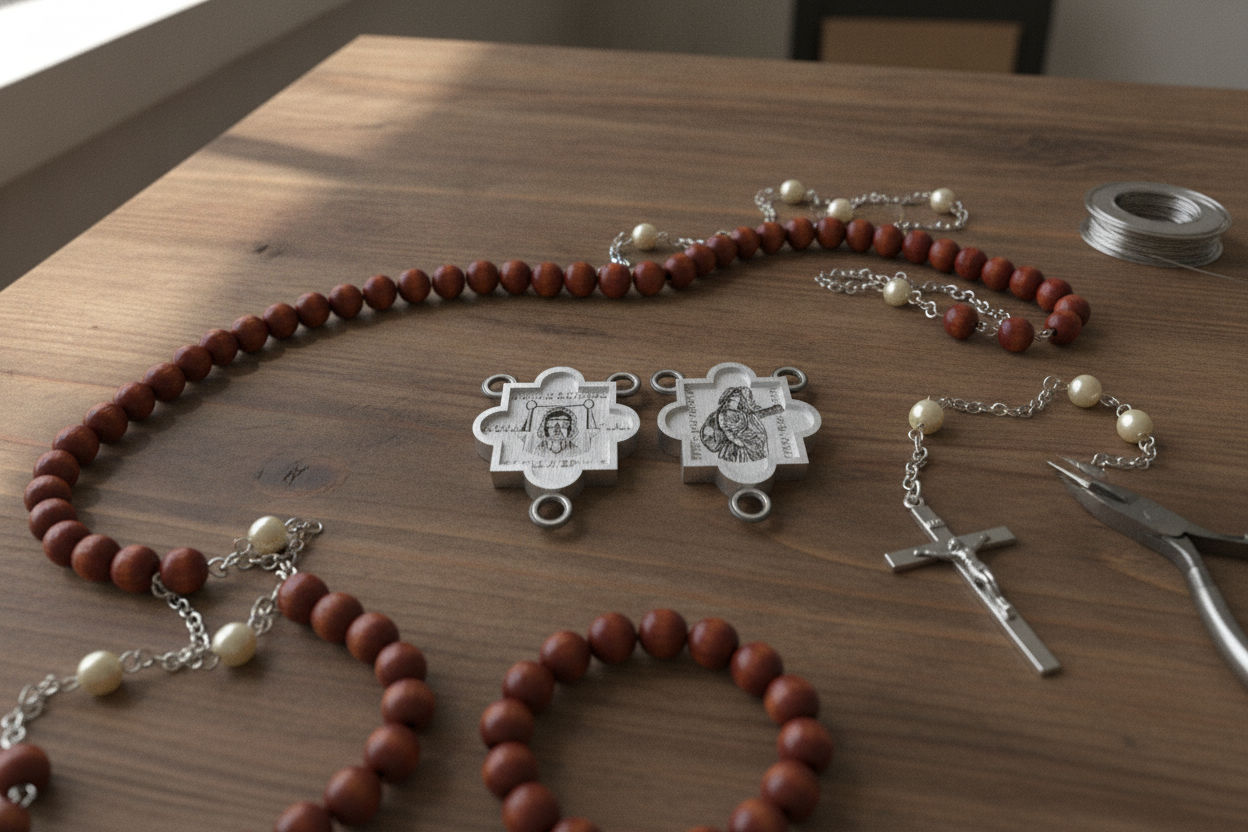 Rosary or Chaplet Center Piece