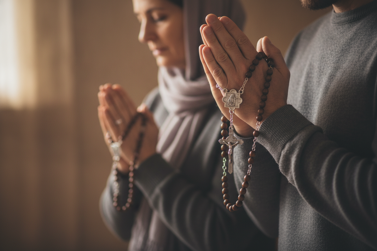 Rosary or Chaplet Center Piece