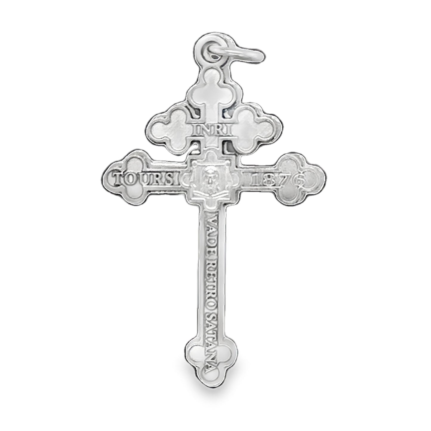 "Archconfraternity of the Holy Face" Official Single-Sided Crosses - Silver